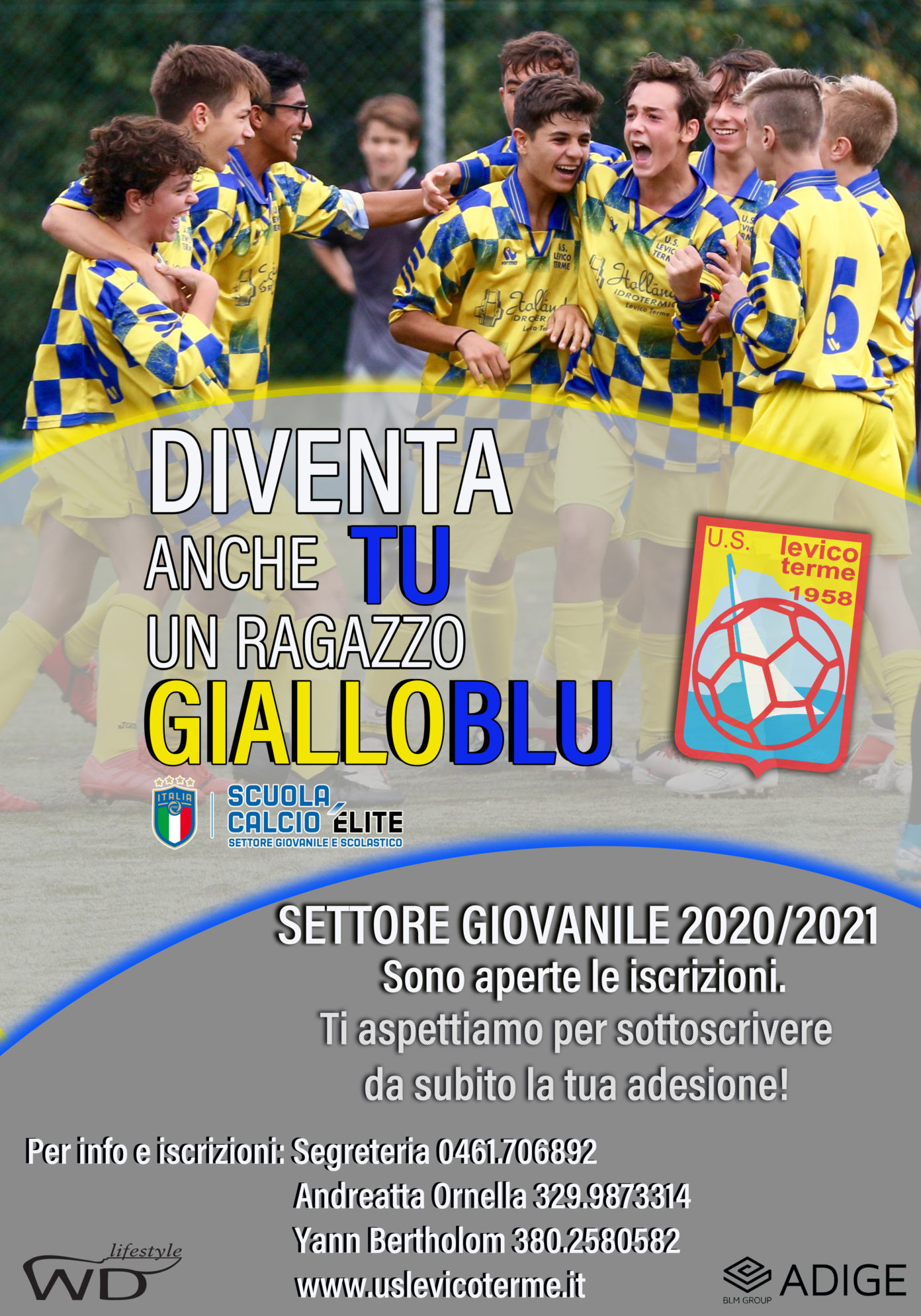 SETTORE GIOVANILE 2020/2021 - SONO APERTE LE ISCRIZIONI | US Levico Terme